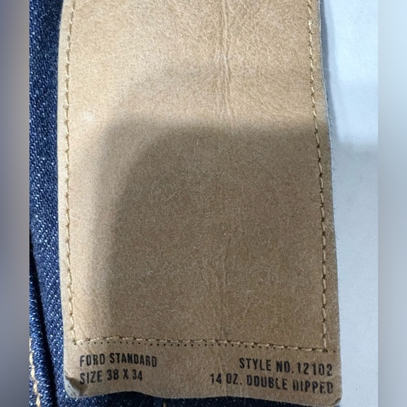 Men’s Buck Mason JAPANESE DENIM FORD STANDARD JEAN Classic Blue Denim 38/31 - Picture 4 of 14